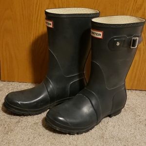 Dark Blue Hunter Boots